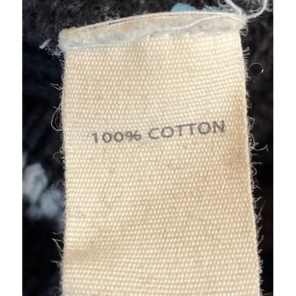 Gilded Intent Womens Size Medium Black &amp; White Cropped Long Sleeve Sweater - Picture 6 of 7